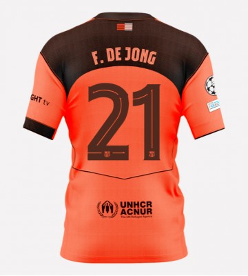 Barcelona Frenkie de Jong #21 Tredjetrøje 2025-26 Kortærmet